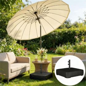Garden umbrella base, black
